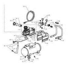 Champion 10 HP Lombardini Base Mounted Diesel Driven Air Compressor parts